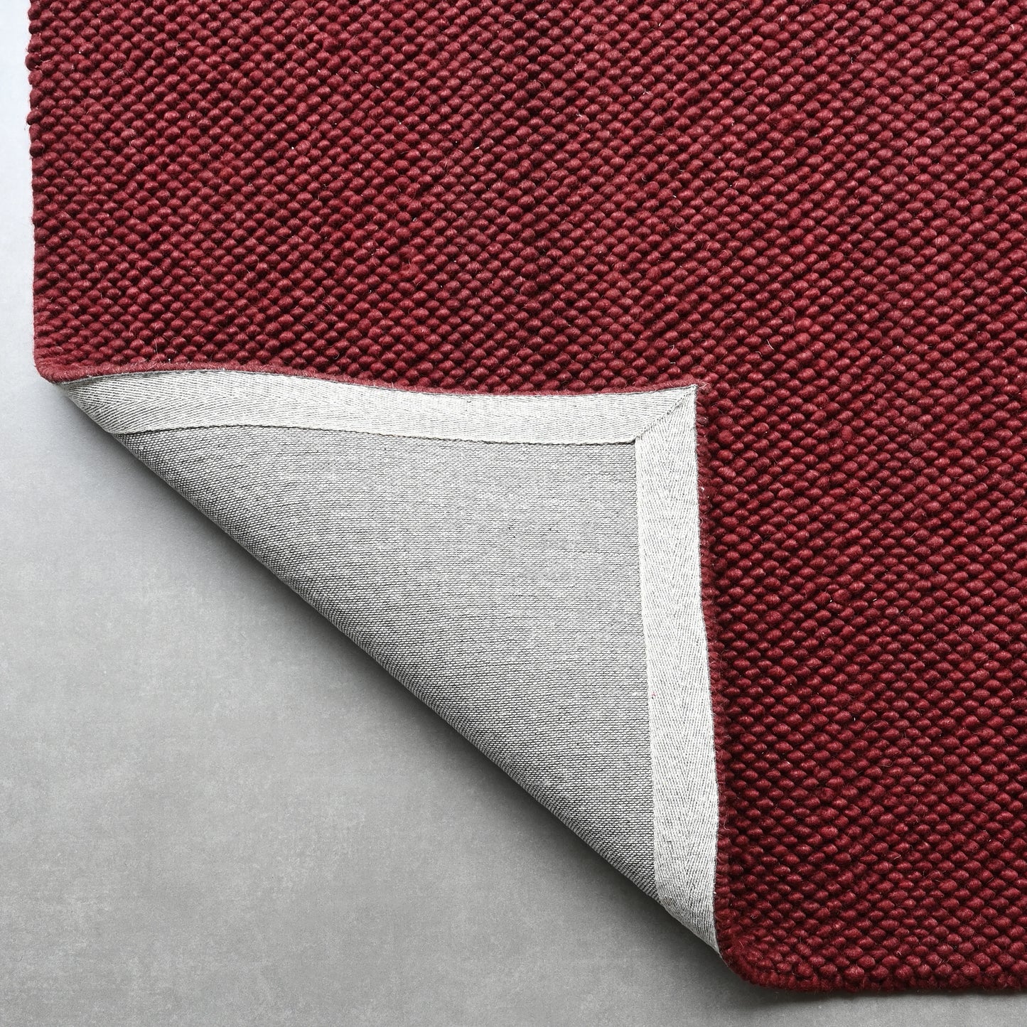 Ridge Rug - Burgundy