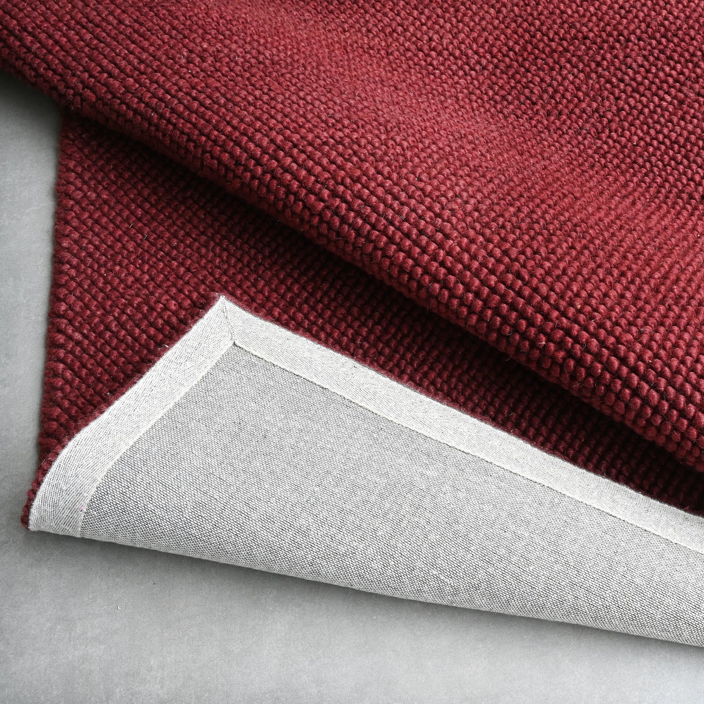 Ridge Rug - Burgundy