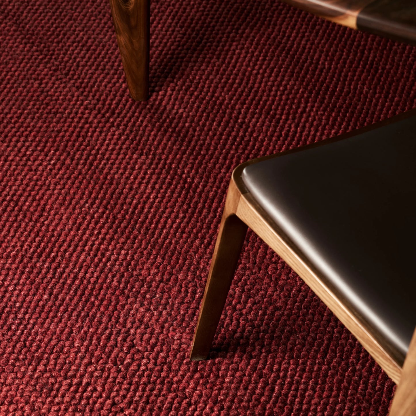 Ridge Rug - Burgundy