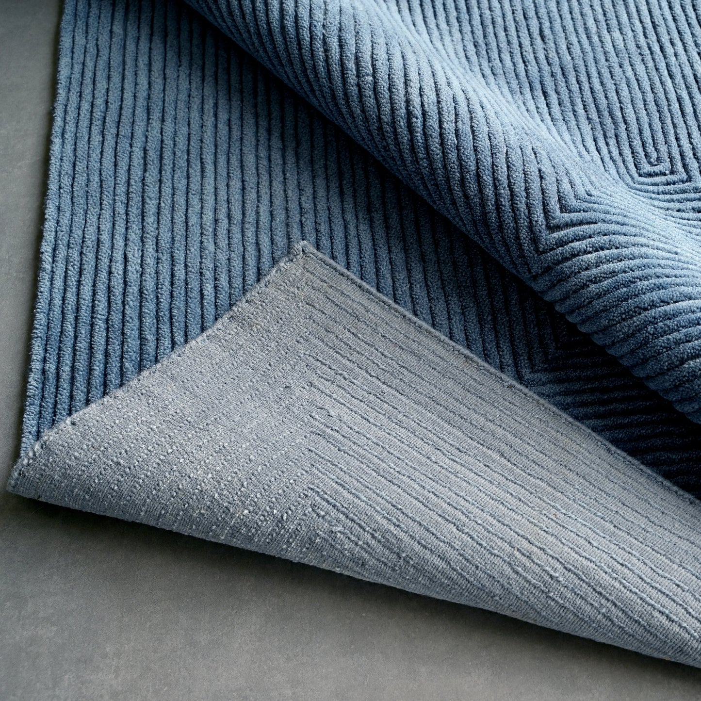 Stripe Rug - Aqua Blue