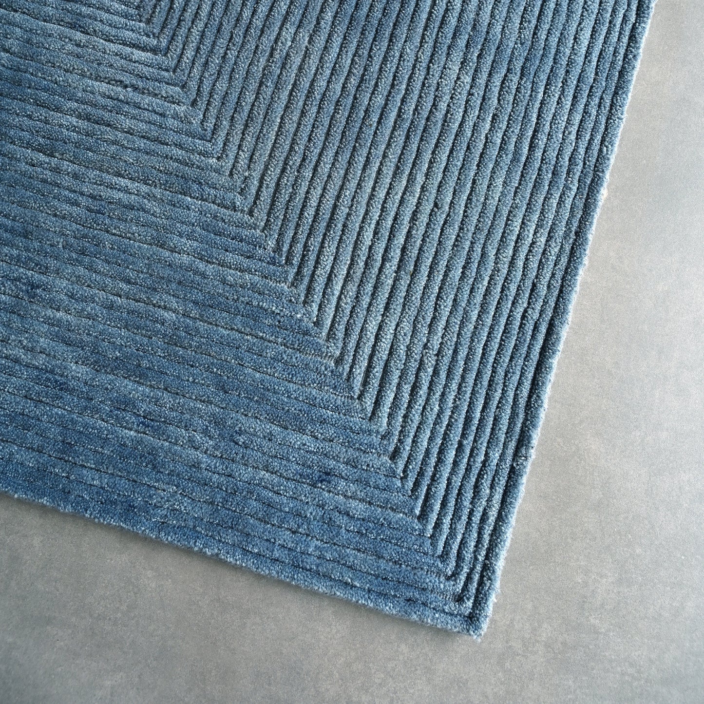 Stripe Rug - Aqua Blue