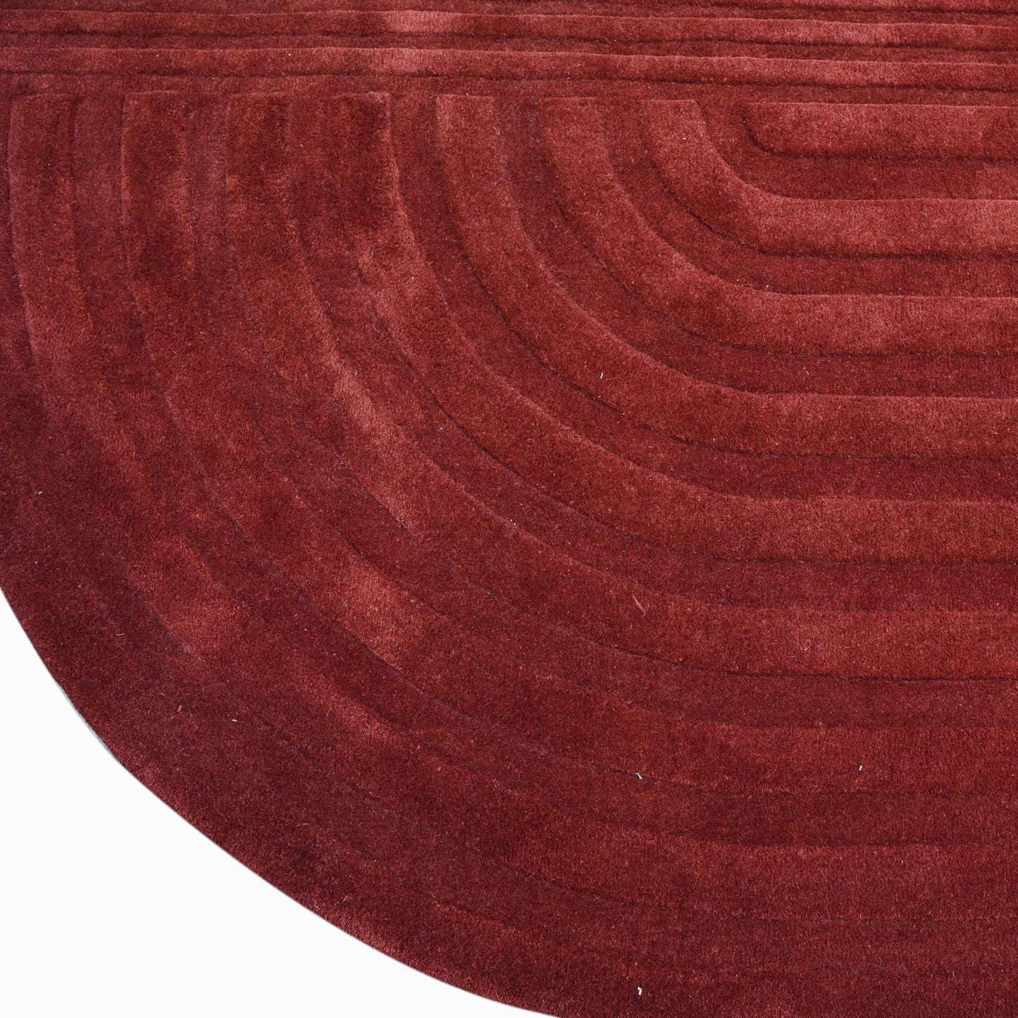 Trace Rug - Brick Red