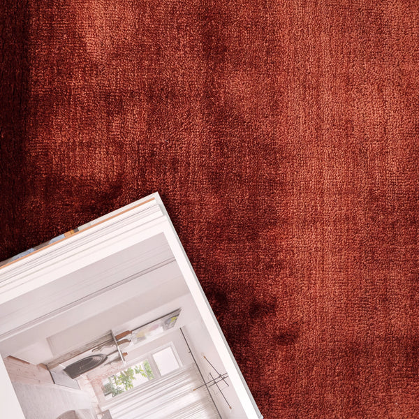 Aura Rug - Crimson - alternate view