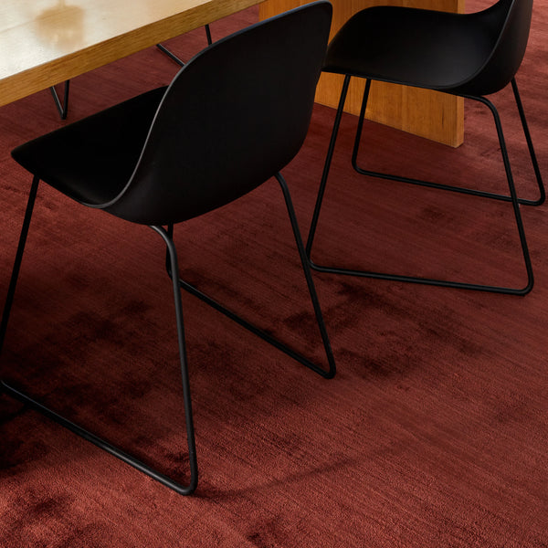 Aura Rug - Crimson - alternate view