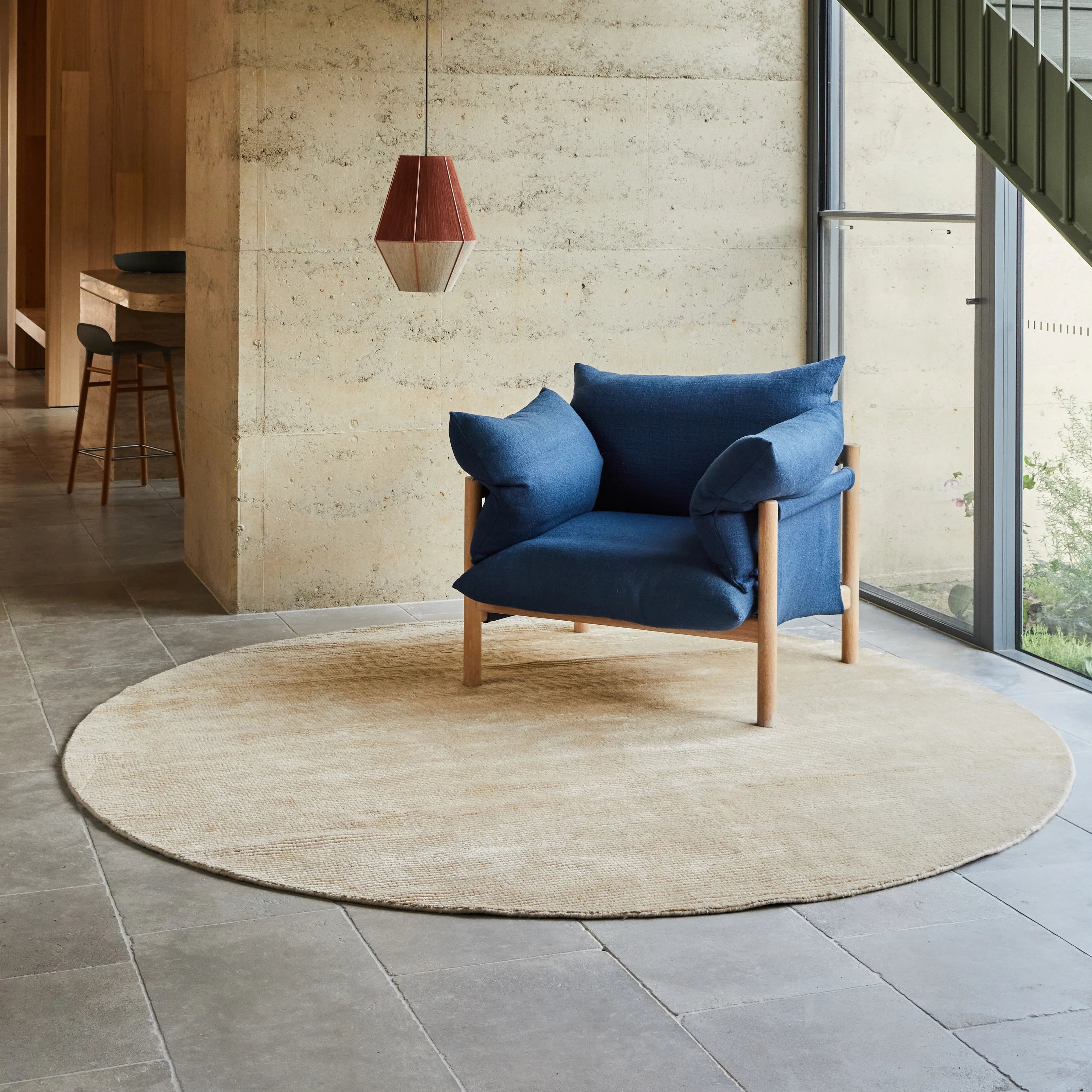Coco Tan Rug Lena Taupe Handknotted NZ Wool 200x300cm Rug | Elan & Earth