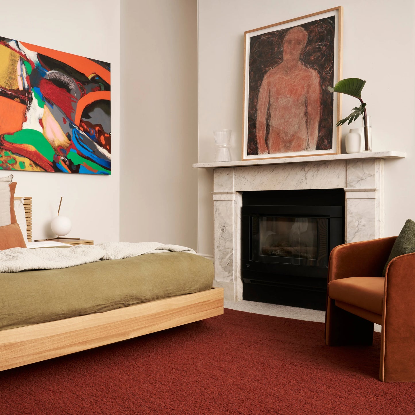 Plush Rug - Cherry