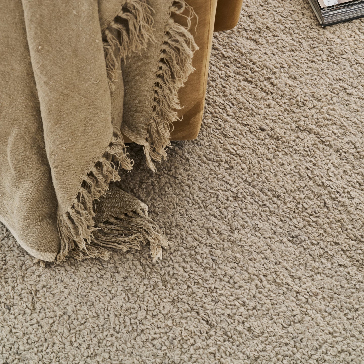 Plush Rug - Stone