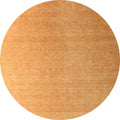 Pure Round Wool Rug - Mustard 250cm x 250cm