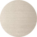 Ridge Round NZ Wool Rug - Ivory 250cm x 250cm