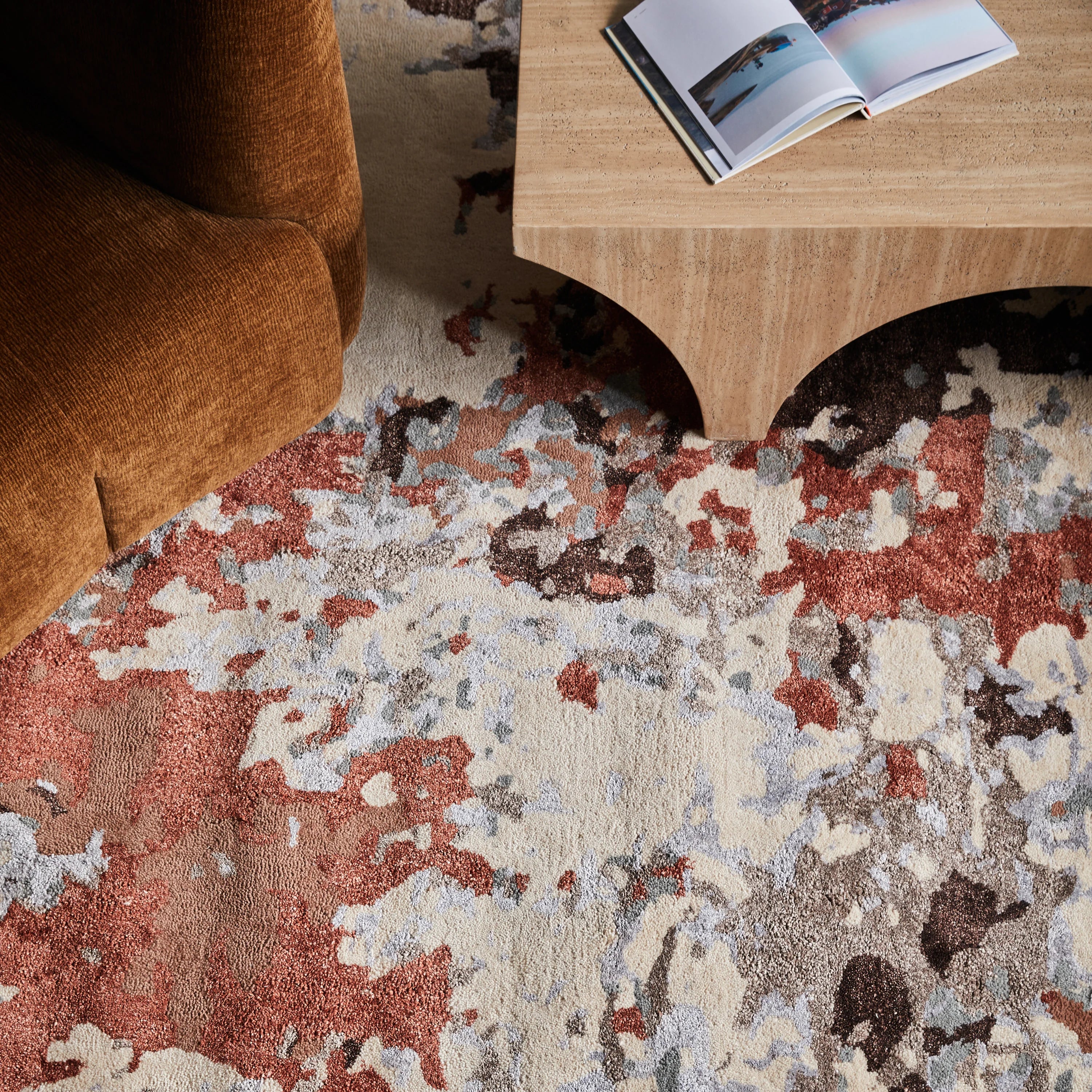 Handmade Wool Rug Rainbow | Sera | Elan & Earth Australia