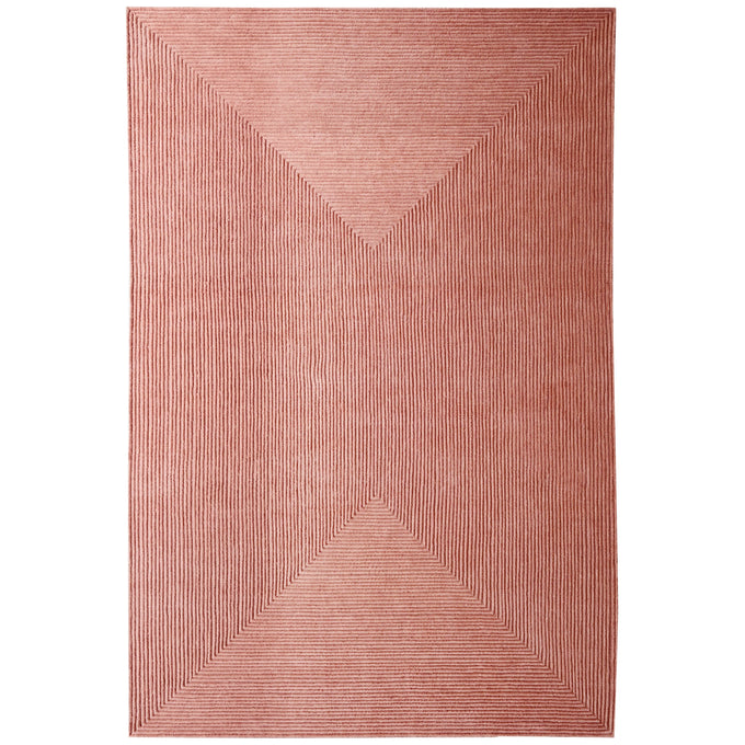 Stripe Rug - Clay Pink
