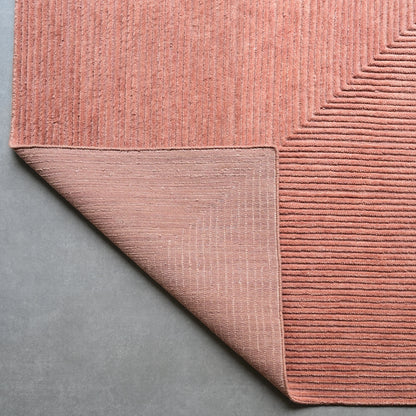 Stripe Rug - Clay Pink