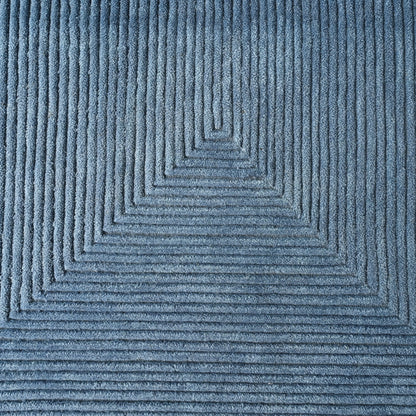 Stripe Rug - Aqua Blue