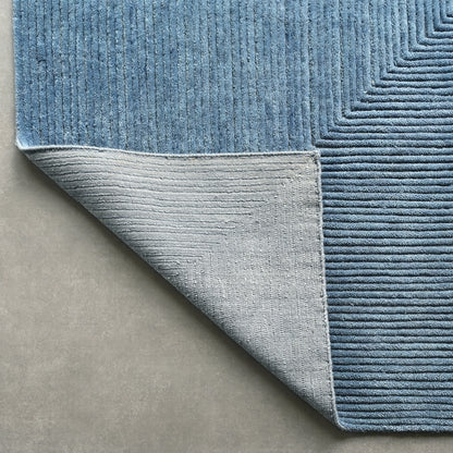 Stripe Rug - Aqua Blue