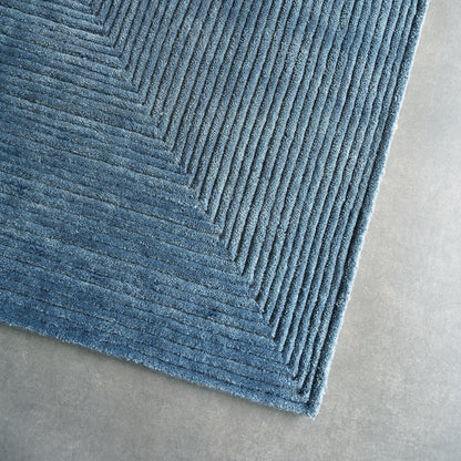 Stripe Rug - Aqua Blue
