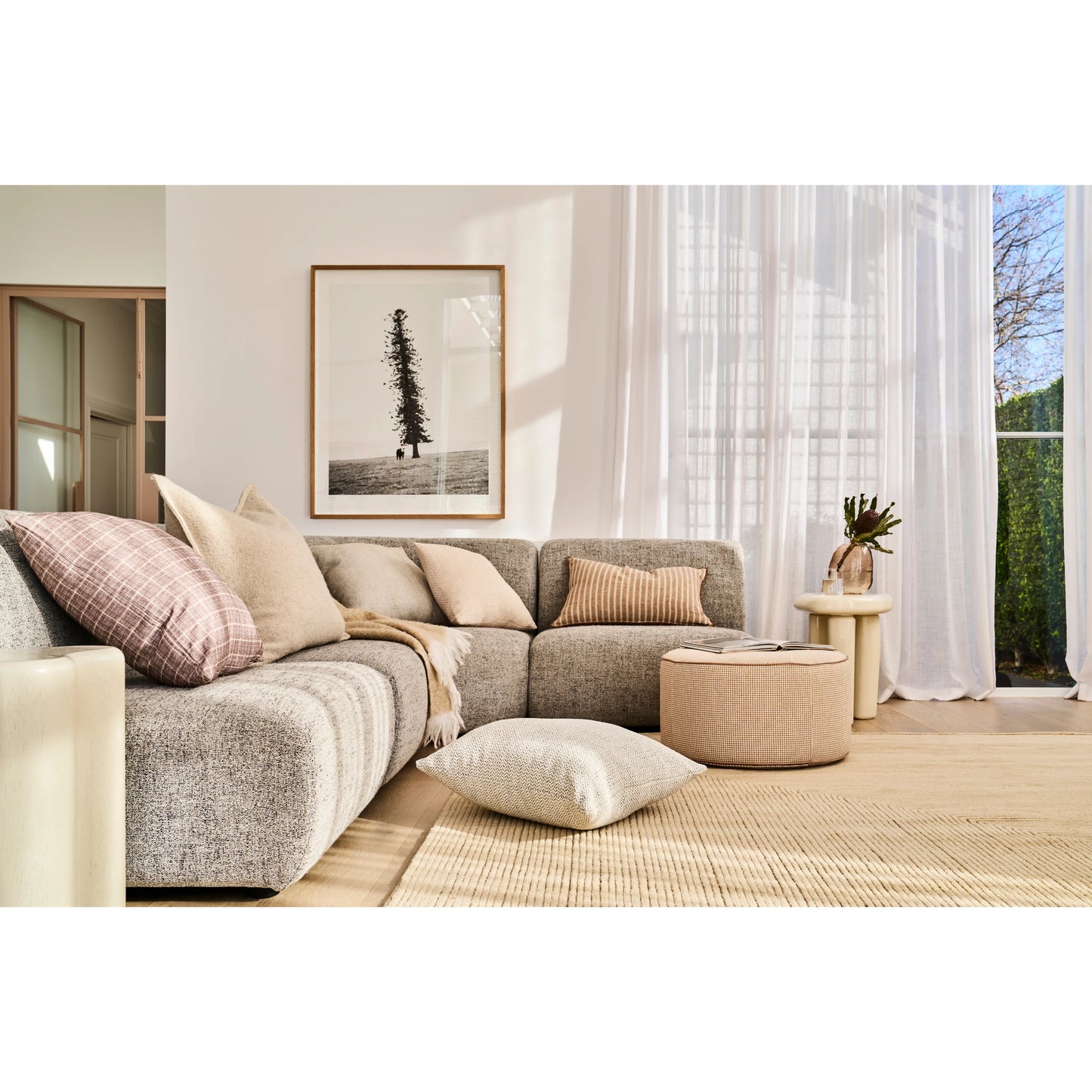 Stripe Rug - Ivory