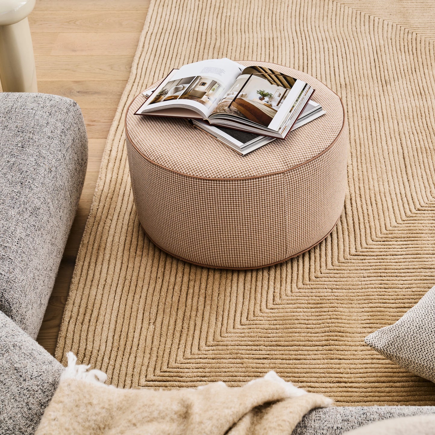 Stripe Rug - Ivory