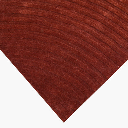 Trace Rug - Brick Red