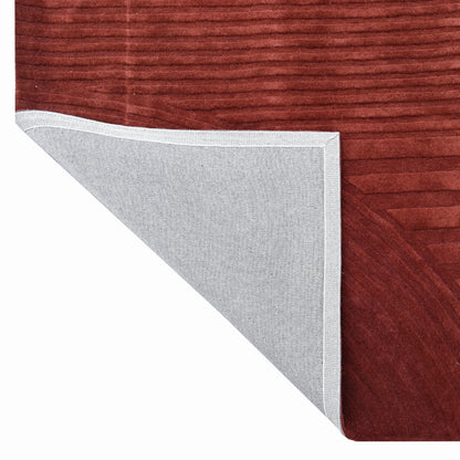 Trace Rug - Brick Red