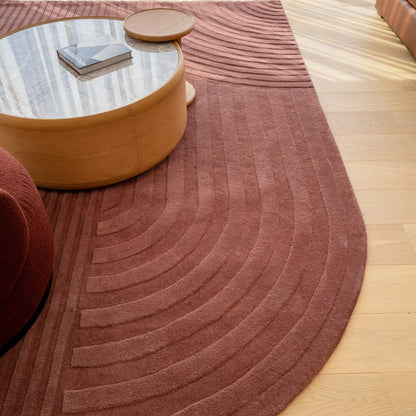 Trace Rug - Rose